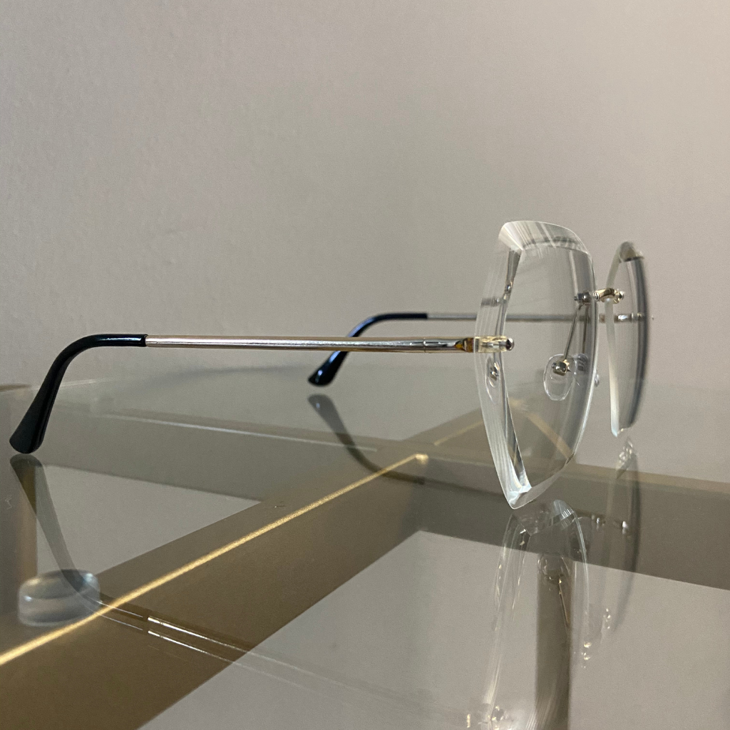 Frameless Clear Sunglasses