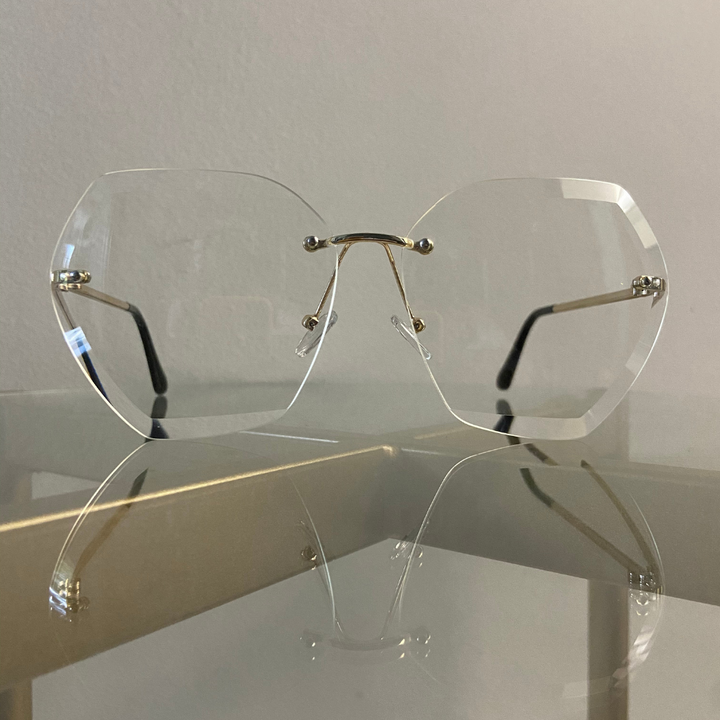 Frameless Clear Sunglasses